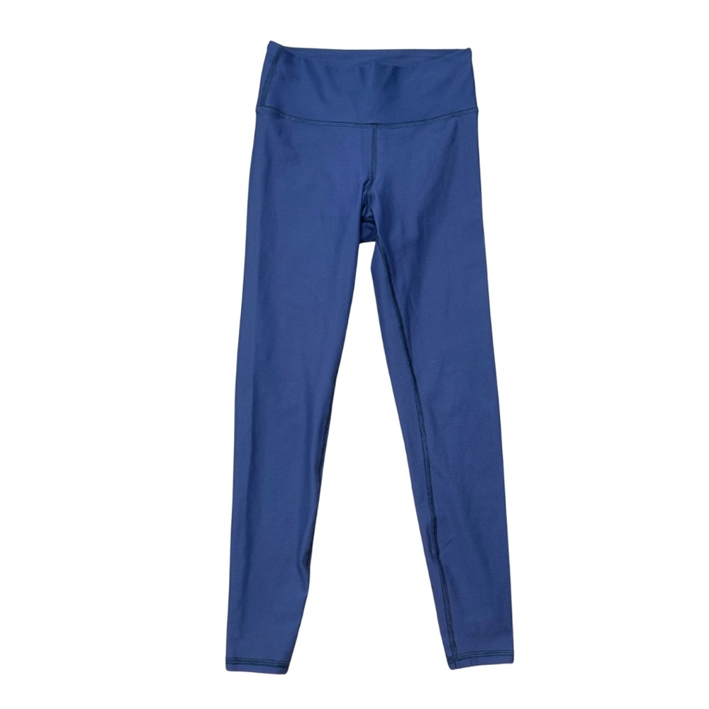 Savvi Leggings Medium | Blue High Waisted | Yoga Gym Pants